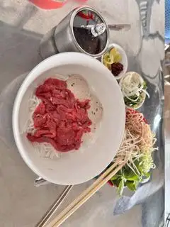 Hình ảnh bún bò tái