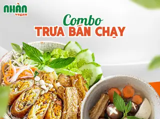 combo trưa bán chạy ( bún chã giò + bún riêu) - 95.000 ₫ tại Nhàn Vegan - Bếp Thuần Chay - Nguyễn Gia Trí
