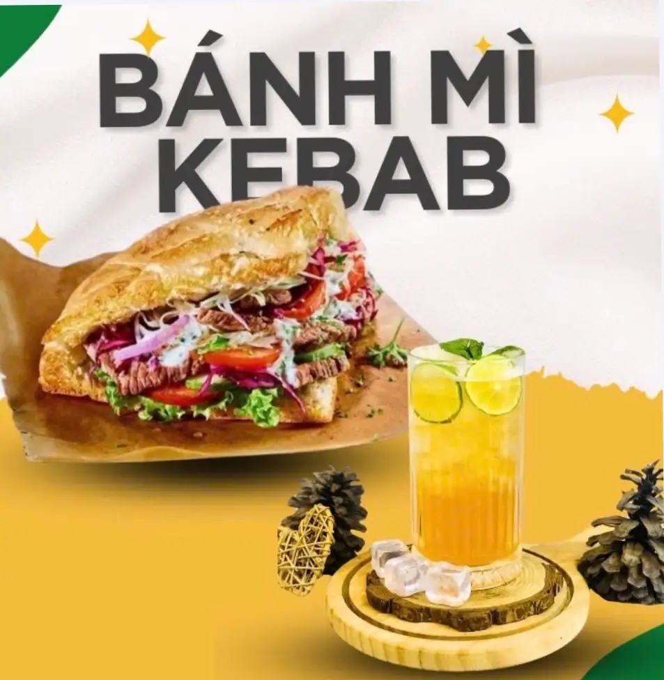 Combo : Trà Chanh + Bánh Mì KeBad - 49.000 ₫ tại Bánh Mì Kebab Thổ Nhĩ Kỳ Minh Châu - Ao Đôi