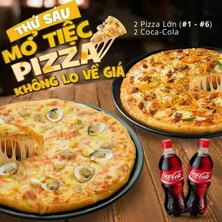 Friday Deal | Combo 2 Pizza 2 Coke - 702.000 ₫ tại Al Fresco's - Nguyễn Thị Nghĩa