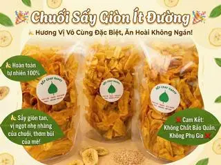 Hình ảnh Chuối Sấy Giòn Túi ( 200gr )