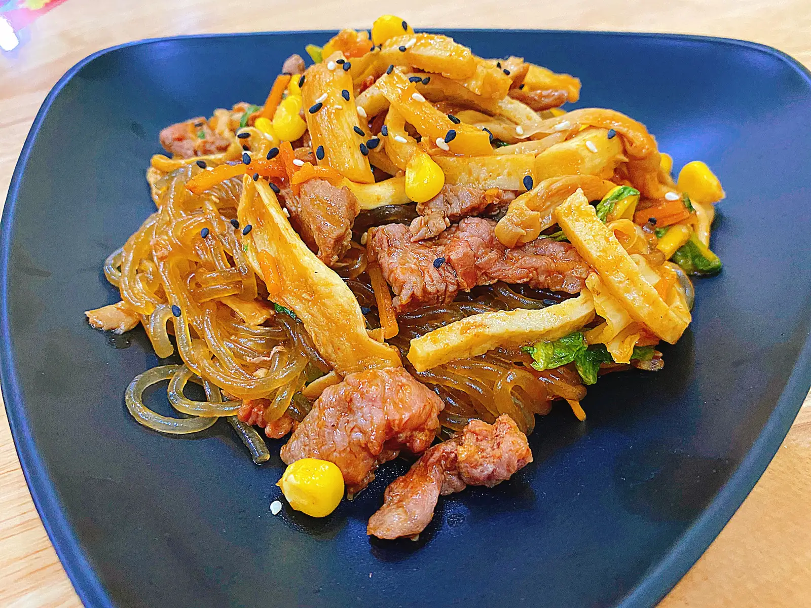 Hình ảnh Miến xào bò cay