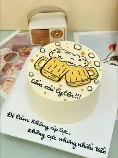 Hình ảnh Bánh kem cho Nam -14cm