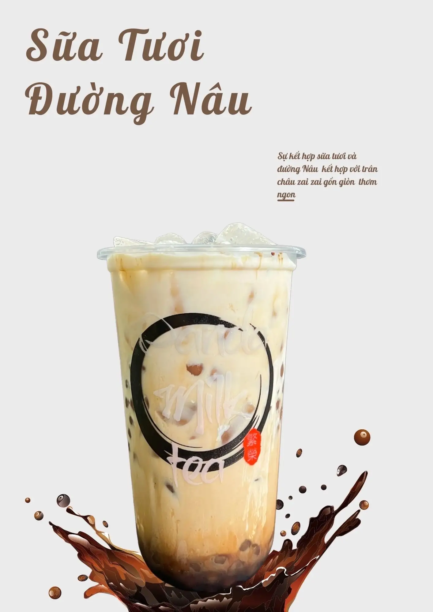 Sữa Tươi Đường Nâu - 35.000 ₫ tại Trà Sữa Panda Milktea - Nguyễn Trãi