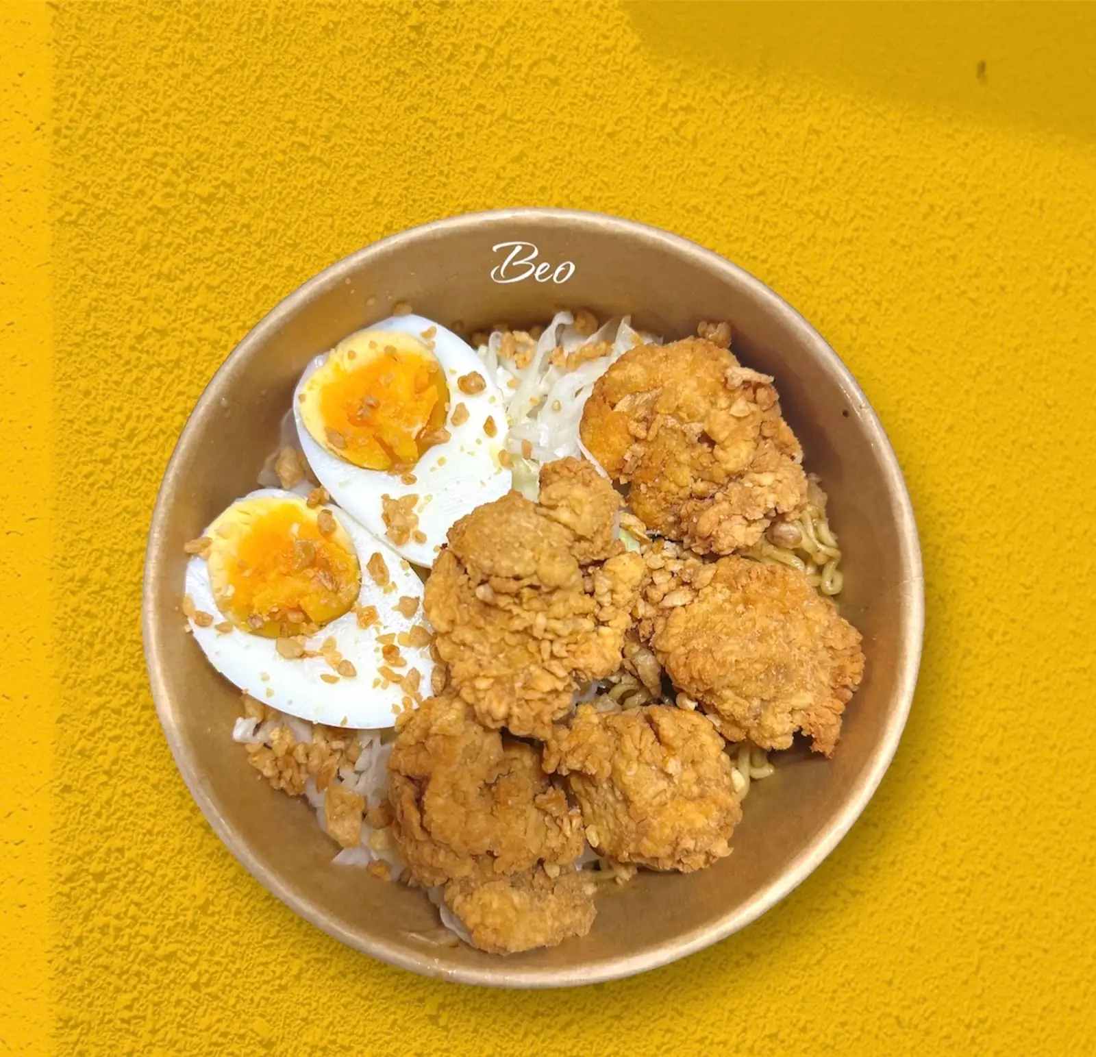 Mì Trộn Gà Karaage - 59.000 ₫ tại Beo Food - Mì Trộn, Cá Viên Chiên & Gà Rán Chiên Dzòn - Đường Số 25A