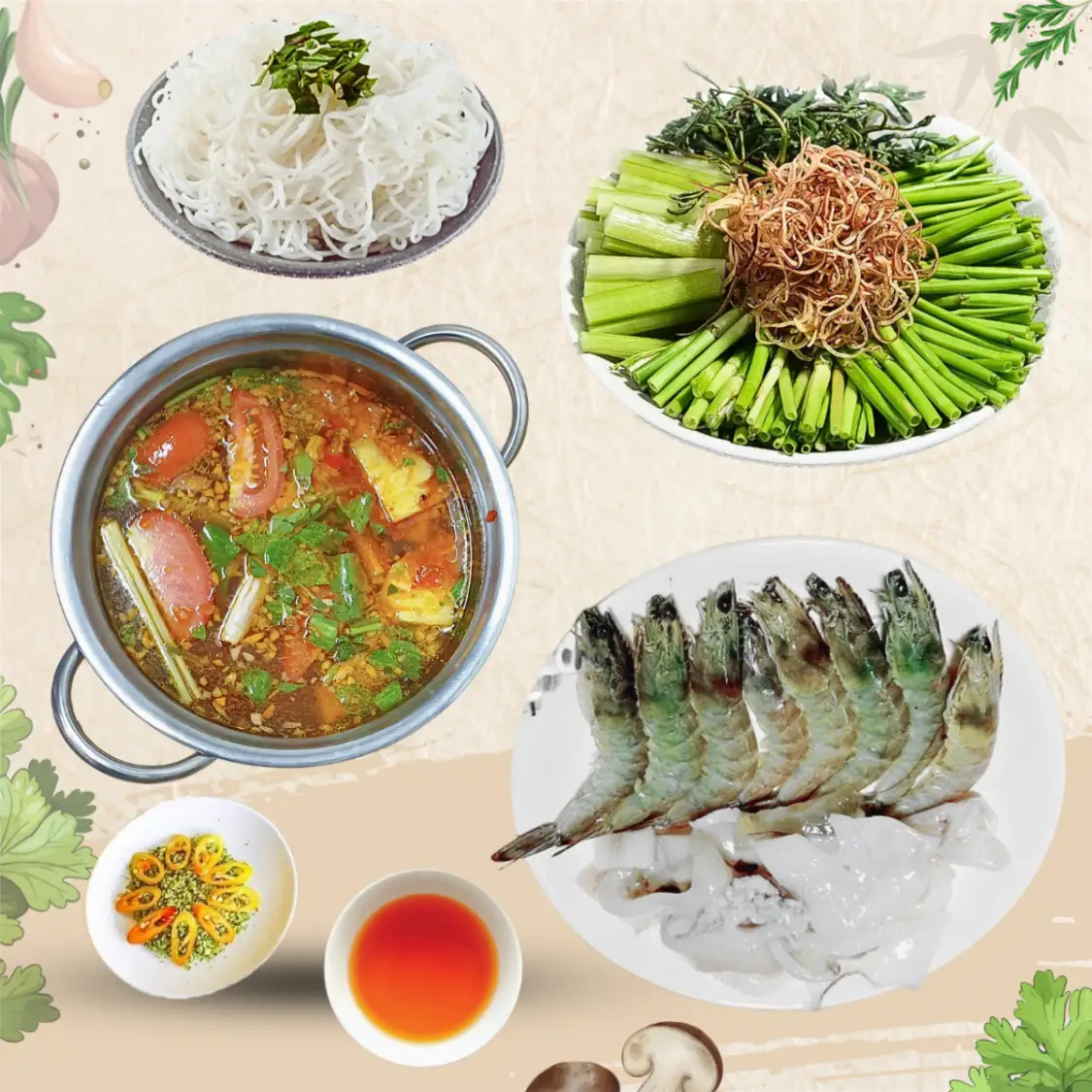 Lẩu tôm mực nấu thái - 289.000 ₫ tại Lẩu Tấn Lực - Chuyên Các Món Lẩu Nam Bộ - Bàu Cát 1