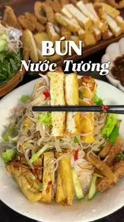Bún nước tương - đậu hũ chiên - 28.000 ₫ tại CĂN BẾP NHỎ MIỀN TRUNG - Tré Trộn & Món Ăn Vặt - Nguyễn Văn Quá