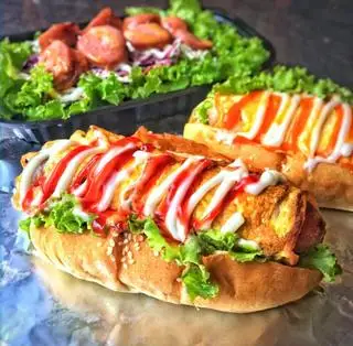 Hotdog mỹ trứng cuộn - 36.000 ₫ tại Hamada - Bánh Mì Hotdog, Salad & Xúc Xích - 95 Lý Nam Đế