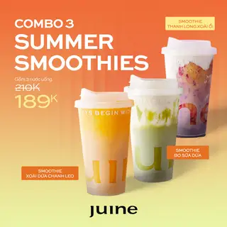 Hình ảnh Combo 3 summer smoothies