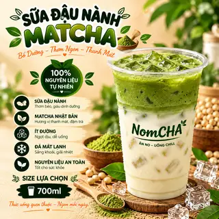 Hình ảnh SỮA ĐẬU NÀNH MATCHA 700mL