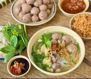 Hình ảnh Hủ Tiếu Thịt Bò Viên