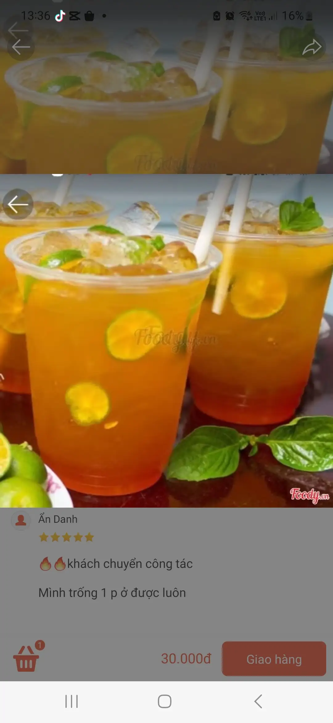 Hình ảnh Trà Quất Tươi