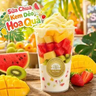 Hình ảnh Sữa chua hoa quả kem dẻo