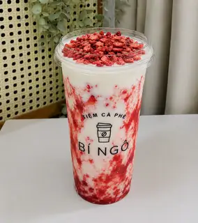 Hình ảnh Sữa Tươi Dâu Sấy Kem Chesse size L