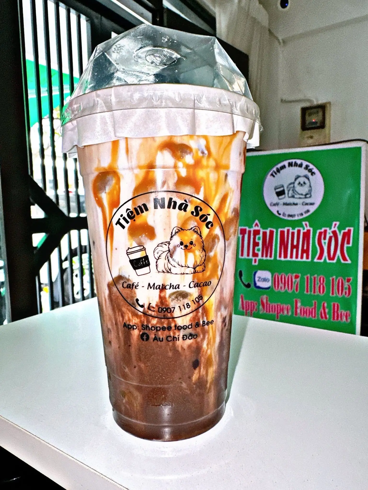 Cacao caramel - 50.000 ₫ tại Tiệm Nhà Sóc - Cafe, Matcha & Cacao - Khánh Hội