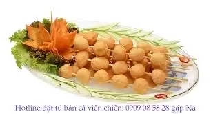 Hình ảnh xiên cá viên chiên/ 5 xiên