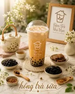 Hình ảnh Hồng trà sữa