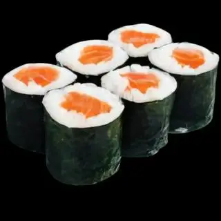 Cơm cuộn cá hồi 6pcs - 63.000 ₫ tại Góc Sushi - Sashimi Ngon Quận 7 - Đường 85