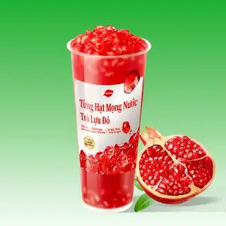 Hình ảnh Trà lựu đỏ từng hạt mọng nước