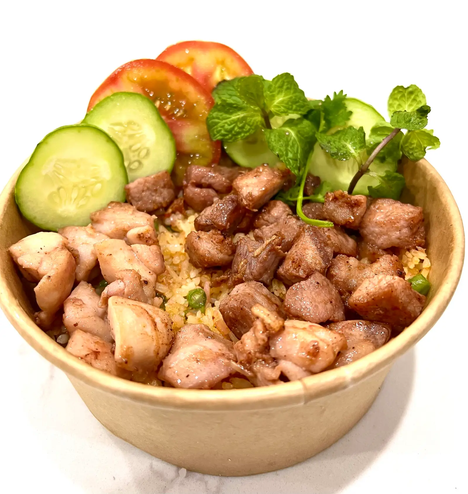Cơm thố gà - xá xíu - 62.000 ₫ tại Cơm Thố Be Be - Cơm Văn Phòng - Chung Cư Bộ Công An