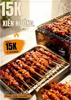 Hình ảnh thịt xiên nướng