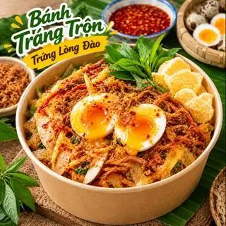 Hình ảnh Bánh tráng trộn lòng đào 