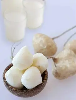 Hình ảnh nước ép củ đậu thanh mát thơm ngon 