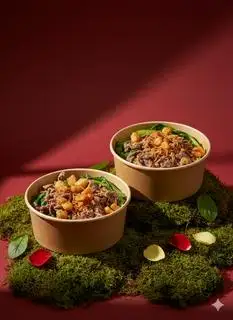 Mì Trộn Bò (50) - Tóp Mỡ Mắm Tỏi (15) - 60.000 ₫ tại Mì Trộn, Xôi Mặn & Bún Thịt Nướng - Lê Sao