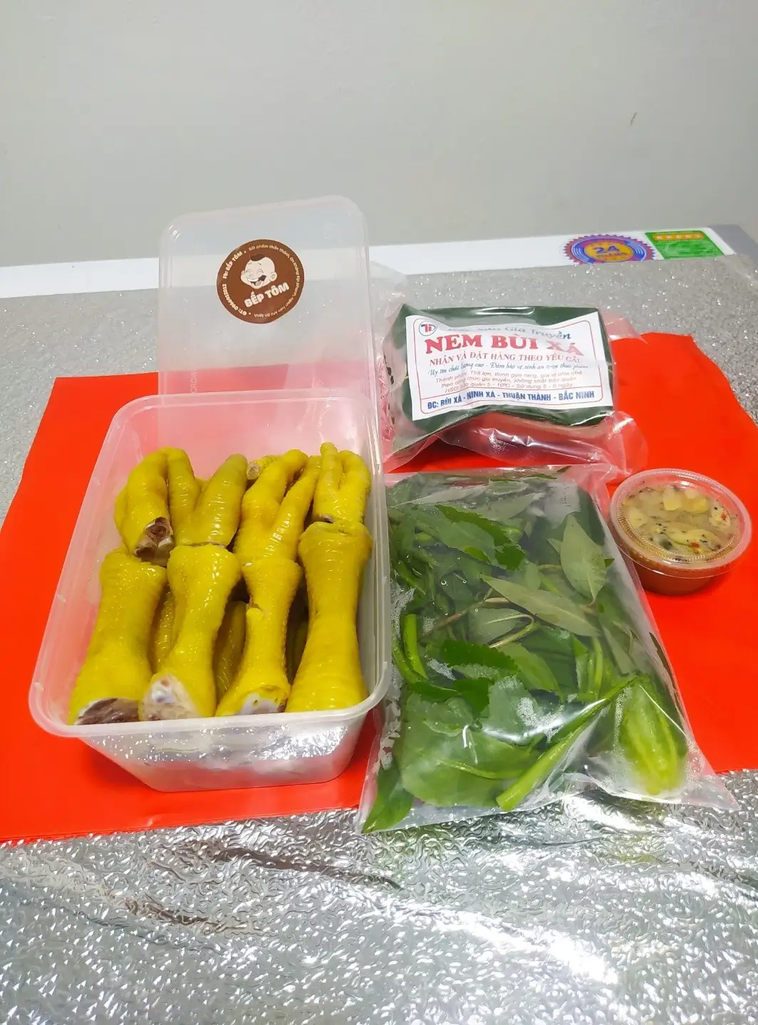 Hình ảnh COMBO CHÂN GÀ THẢO QUẢ & NEM BÙI XÁ