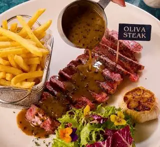 beefsteak siêu mềm - 123.000 ₫ tại Bò Né Dầu Oliu Beefsteak Úc & Mỹ - Nguyễn Văn Lượng
