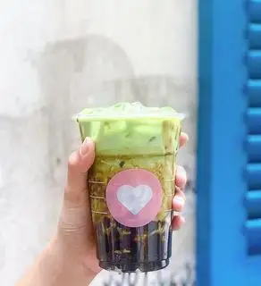 Hình ảnh Matcha sữa trân châu đường đen