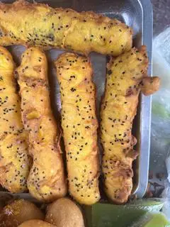 Hình ảnh Chuối chiên mè đen