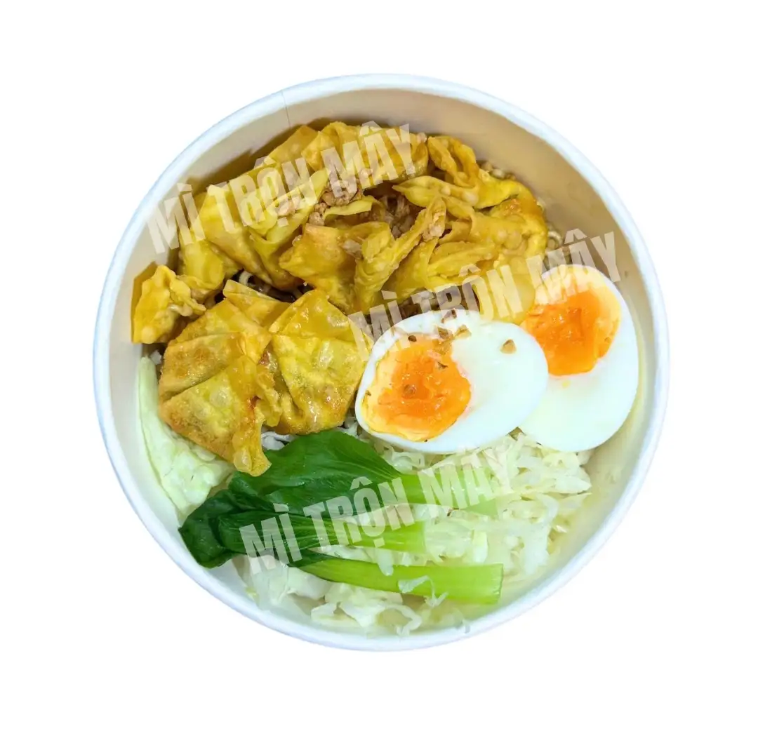 Mì Trộn Hoành Thánh Chiên - 57.000 ₫ tại Mì Cay SamYang - Gà Rán & Mì Trộn - Đoàn Văn Bơ