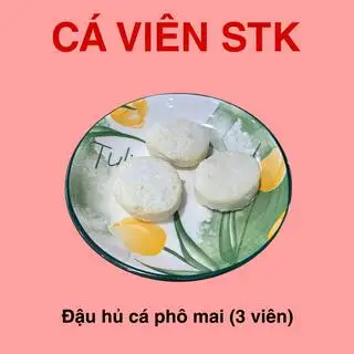 Đậu hủ cá phô mai (3 viên) - 13.000 ₫ tại STK - Cá Viên Và Xiên Que Tự Chọn - Lạc Long Quân