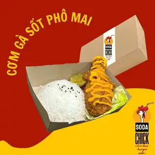 Cơm gà rán sốt phô mai - 120.000 ₫ tại SodaChick - Gà Rán, Burger & Soda - Lý Chính Thắng