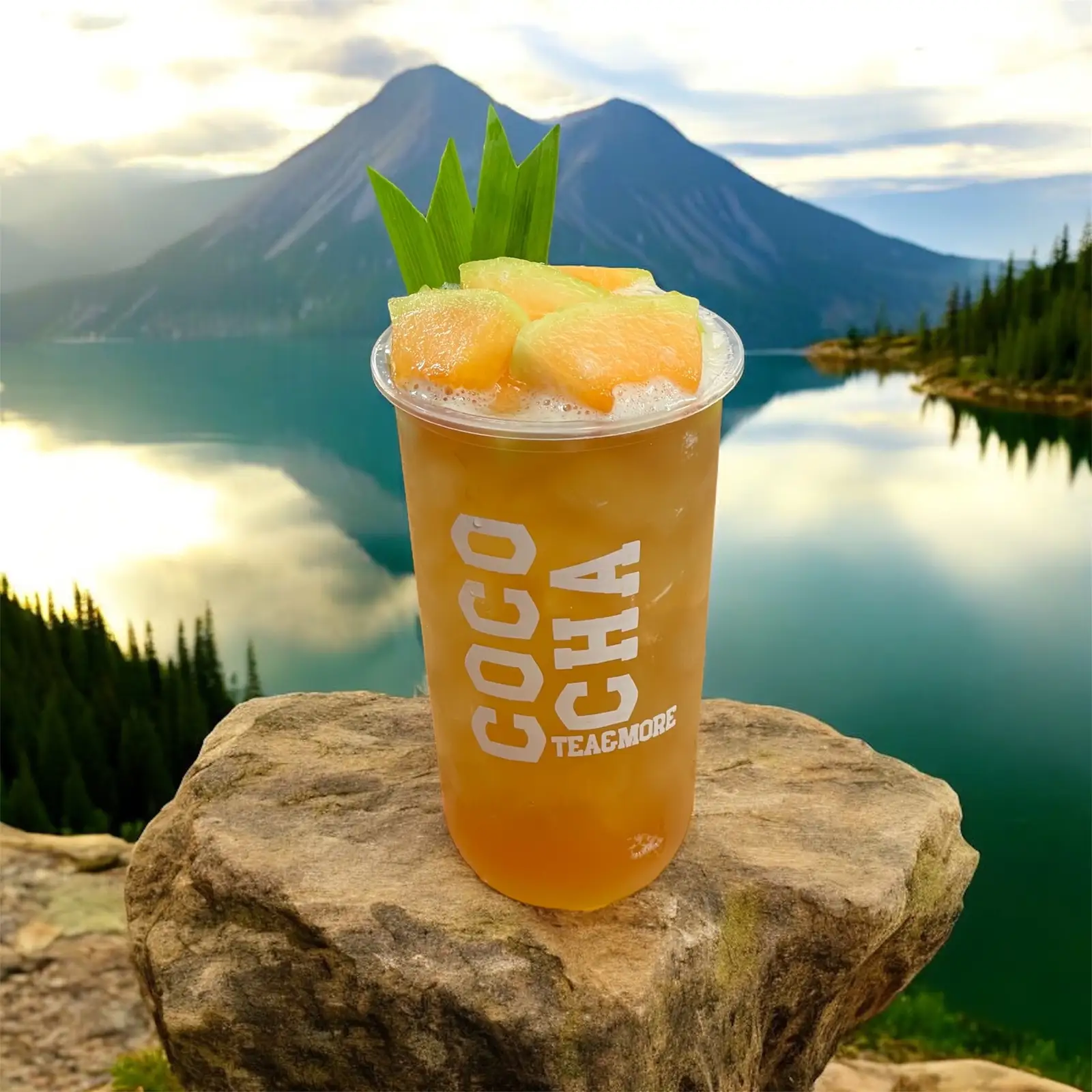 Trà dưa lưới - 30.000 ₫ tại Cococha Tea & Food - Trà Trái Cây & Ăn Vặt - Tôn Đản
