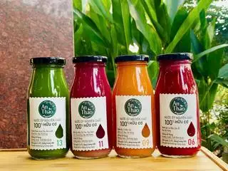 [ST06] Sinh Tố Dâu -330ml - 45.000 ₫ tại An Thảo Organic - Sầu Riêng Trái Cây, Sinh Tố Nước Ép & Sữa Hạt Dinh Dưỡng - Đường Số 4