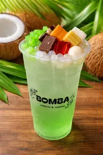 Dừa dứa full topping - 41.000 ₫ tại Trà Sữa & Topping - BOMBA - Đặng Thuỳ Trâm