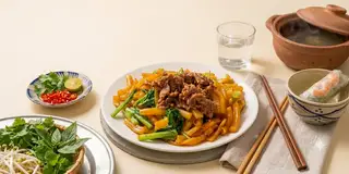 Hình ảnh Nui xào bò miếng