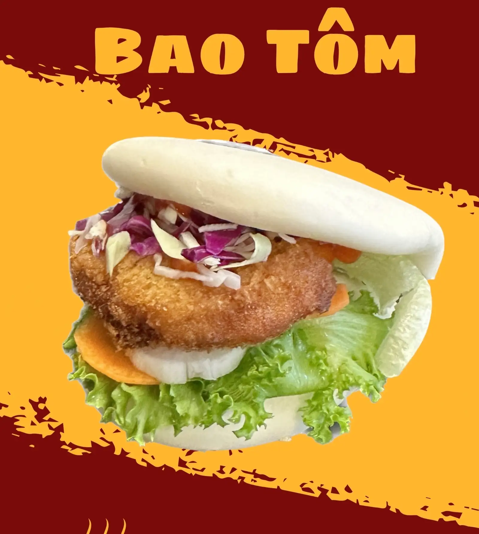 Bao Tôm - 42.000 ₫ tại DN Kitchen - Bánh Bao Kẹp - Cách Mạng Tháng 8