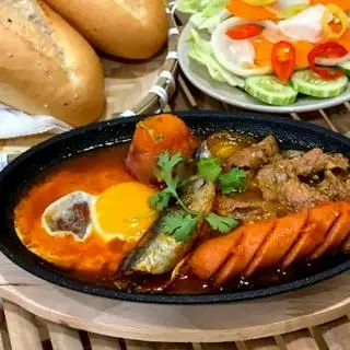 Bò Né - Xúc Xích Đức - Xíu Mại - 60.000 ₫ tại Bánh Mì Chấm - Cá Hấp Sốt Cà & Bánh Mì Xíu Mại - Hương Lộ 2