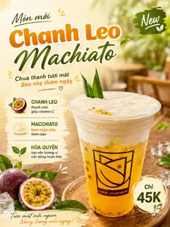 Hình ảnh Chanh Leo Machiato