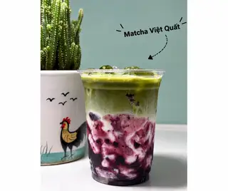 Hình ảnh Matcha Việt Quất