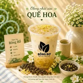 Hình ảnh Olong nhài sữa quế hoa