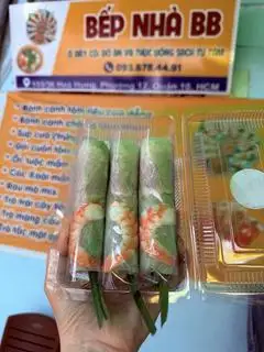 Combo 5 gỏi cuốn tôm - thịt - 65.000 ₫ tại Bếp Nhà BB - Gỏi Cuốn & Bún Mắm Nêm & Rau Má Mix - Đường Số 1
