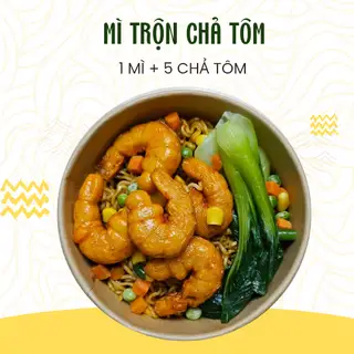 Hình ảnh Mì trộn chả tôm chiên