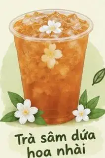 Hình ảnh Trà sâm dứa hoa nhài