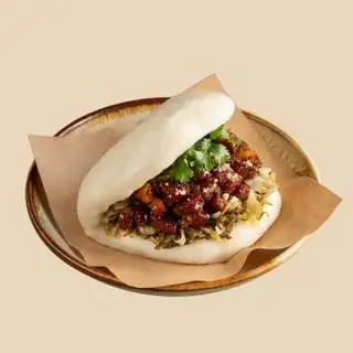 Hình ảnh Guabao thịt ba chỉ kho miếng
