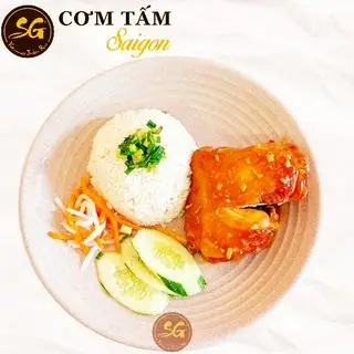 Cơm Tấm Gà Sốt Bơ Tỏi - 65.000 ₫ tại Cơm Tấm Saigon - Huỳnh Tấn Phát
