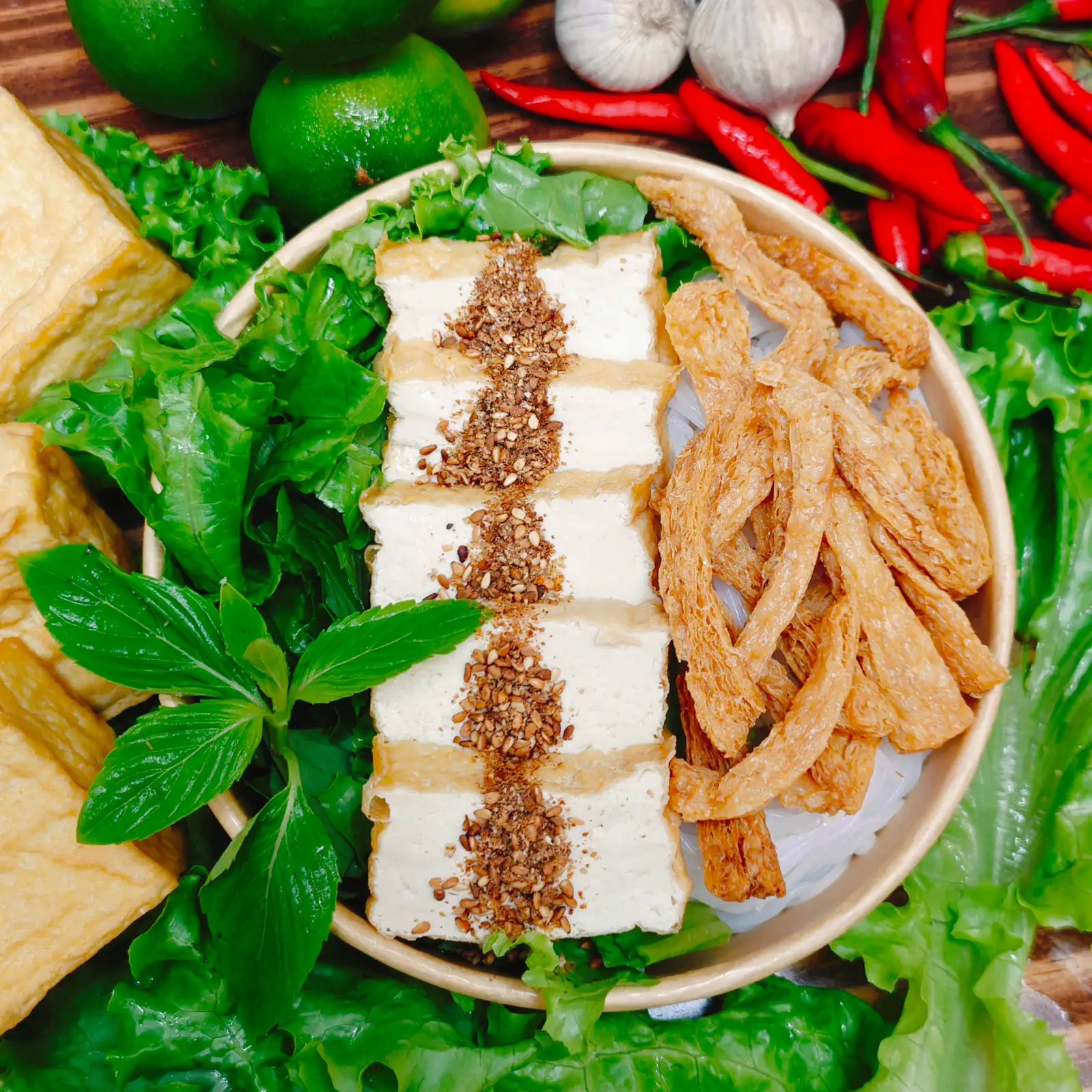 CHAY - Bún nước tương Sườn chay Đậu hũ - 44.000 ₫ tại Bún Rất Ngon - Bún Nước Tương, Bún Nước Tương Chay & Bún Mắm Nêm - Mai Thị Lựu